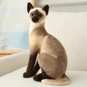 Realistic Siamese Plush Toy in 20cm & 25cm 14 S121b30db42c048c3ae10e88794fbe431J