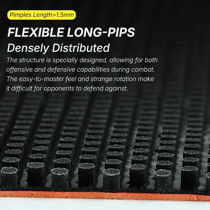 YINHE NEPTUNE Long Pips Rubber for Defense 2 YINHE NEPTUNE Long Pips Rubber for Defense - Image 2