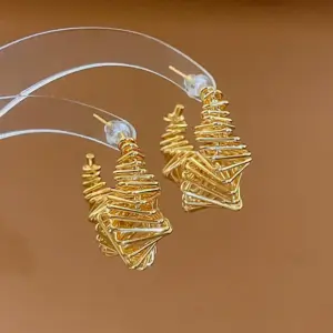 Vintage Gold and Silver Copper Hoop Earrings 10 S1230e1c612344641a3e66bc3b91bae9fI