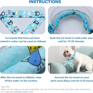 Vibrant Pet Cooling Scarf for Summer 14 S1263f5df02f7439995eb62ab8e6229b8E