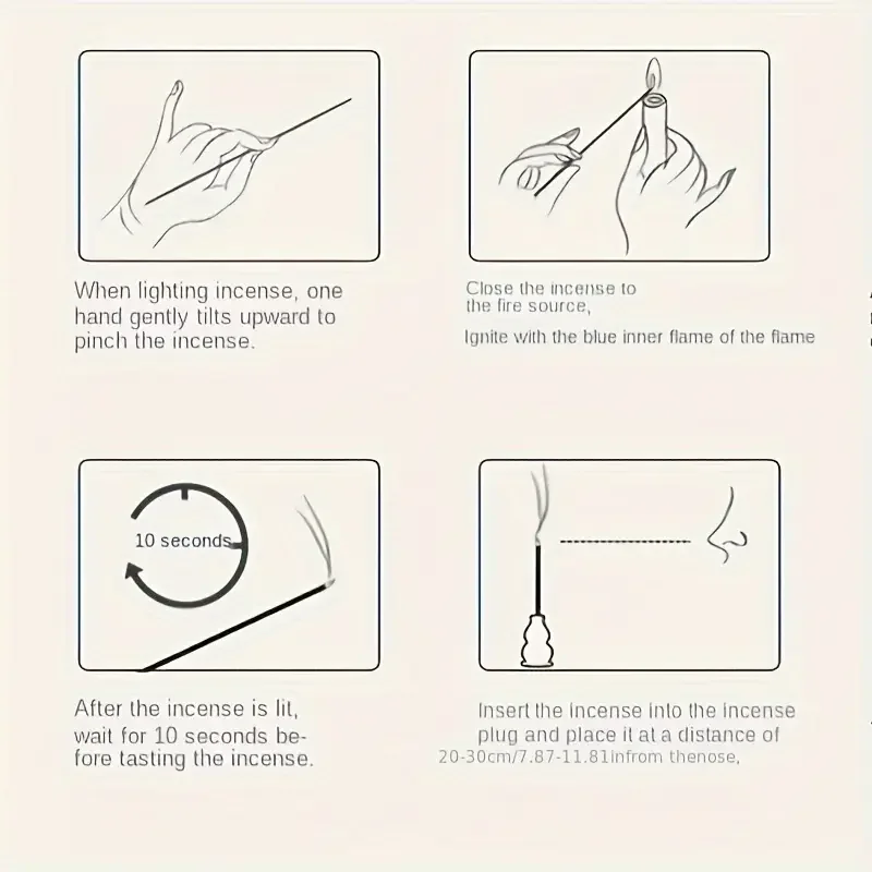 Natural Sandalwood Incense Sticks Set 6 Natural Sandalwood Incense Sticks Set - Image 6