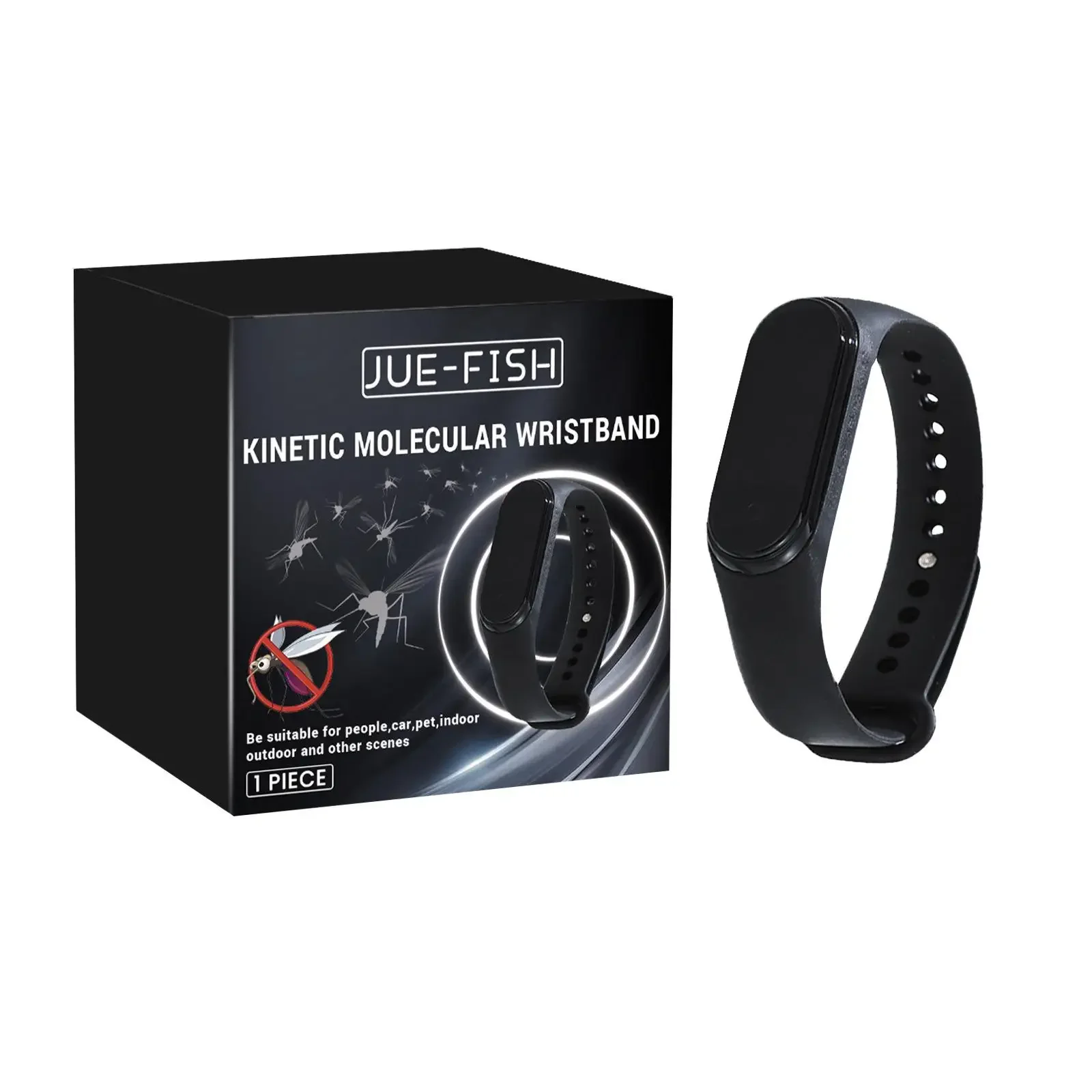 Black Ultrasonic Mosquito Repellent Wristband 7 Black Ultrasonic Mosquito Repellent Wristband - Image 7