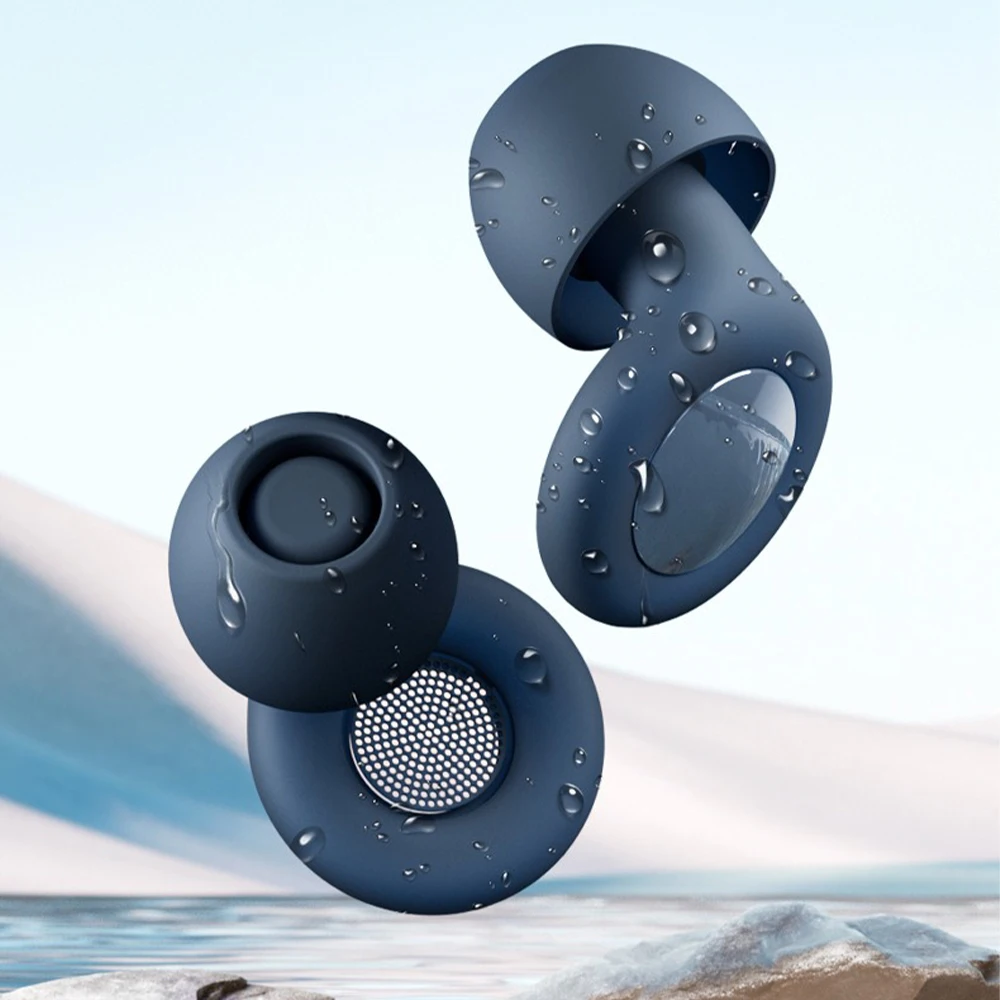 JK0121 Black Silicone Earplugs for Sleep 2 JK0121 Black Silicone Earplugs for Sleep - Image 2