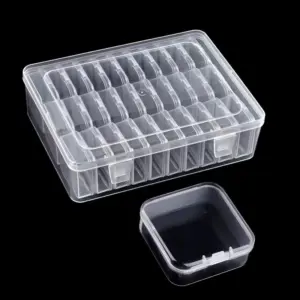 30-Grid Clear Plastic Organizer for Small Items 10 S13f377949d0046e2b2a680c126425b8bg
