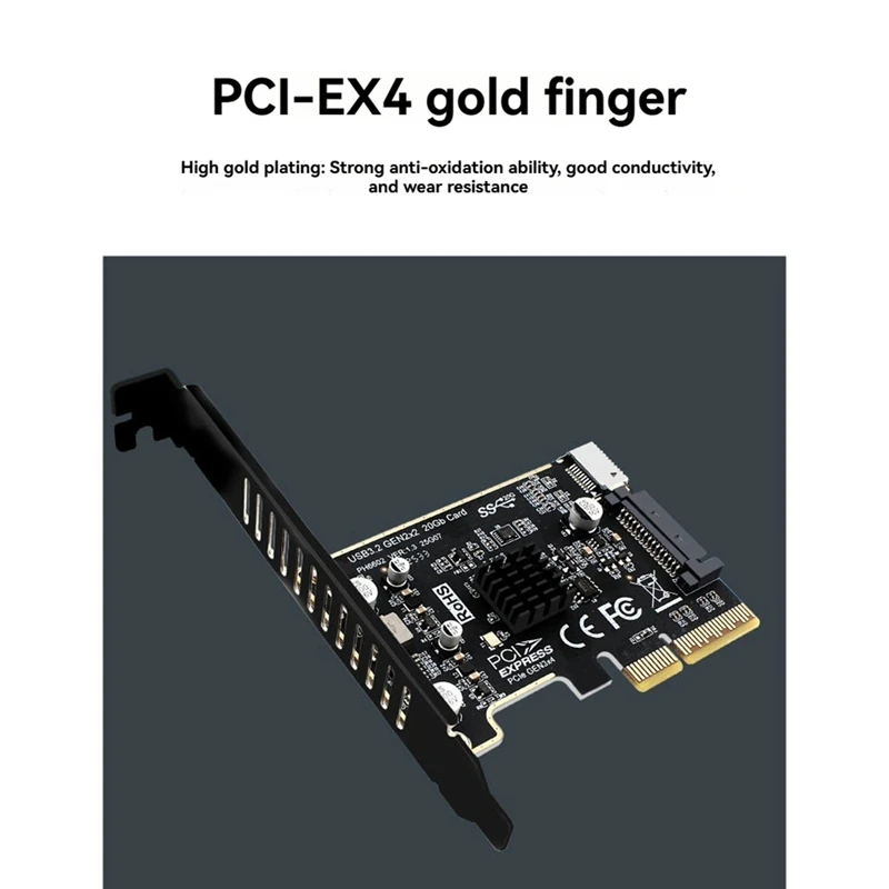 PCIe to USB 3.2 Type-E Expansion Card 20Gbps 5 PCIe to USB 3.2 Type-E Expansion Card 20Gbps - Image 5