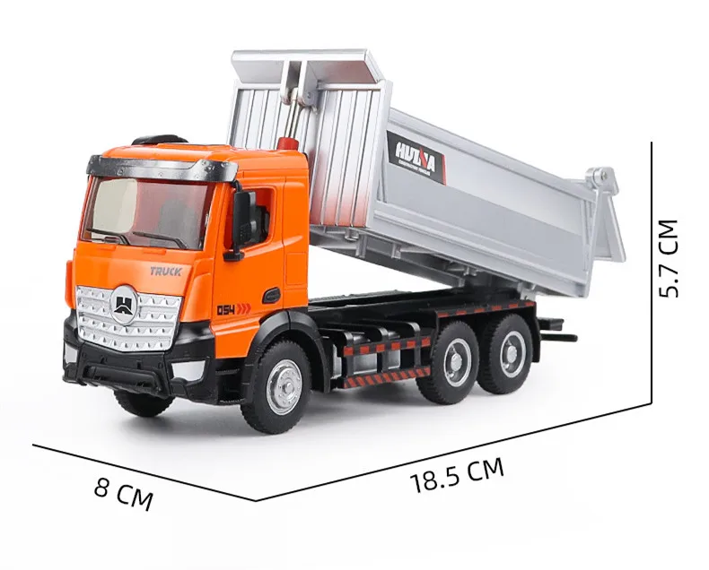 1:50 Alloy Mixer Truck Model in Bright Colors 4 1:50 Alloy Mixer Truck Model in Bright Colors - Image 4