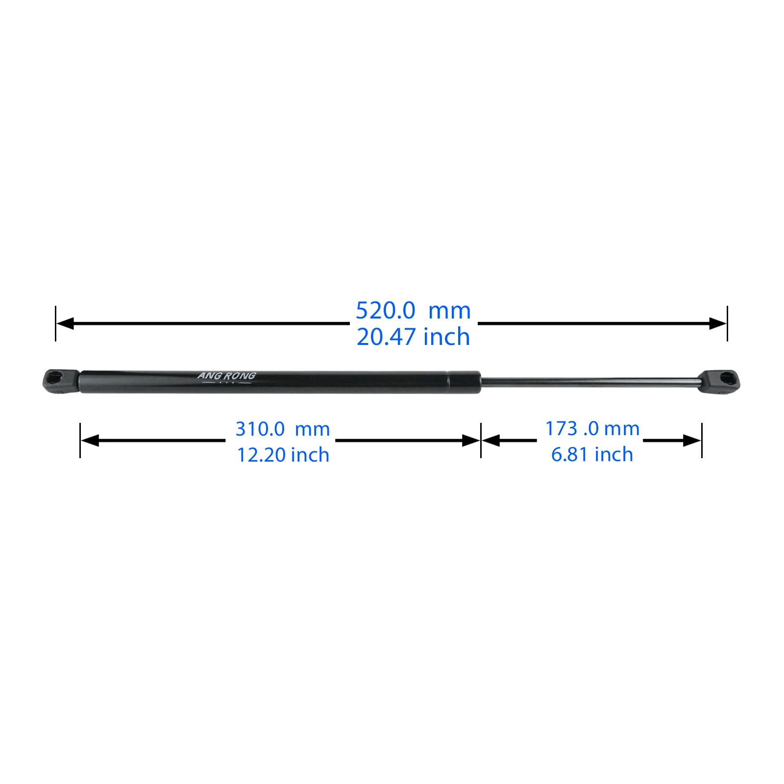 Renault Scenic MK II Tailgate Support Struts 520mm 3 Renault Scenic MK II Tailgate Support Struts 520mm - Image 3
