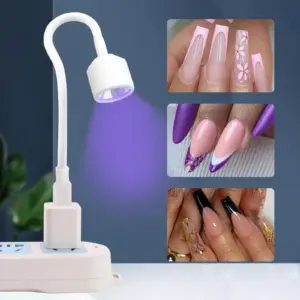 Portable LED Nail Curing Lamp with Adjustable Hose 13 S14ae2897ddfb480c929f03a1dc1670f3l