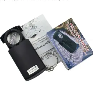 45X LED Magnifying Glass with Keychain 10 S14b498cea1e84a63a7273fd35871ef97Z