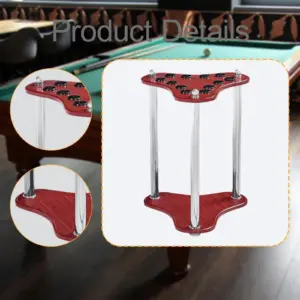 Elegant 12-Slot Wooden Pool Cue Rack 11 S14ec4ee74a724643a54a56168de7d127Z