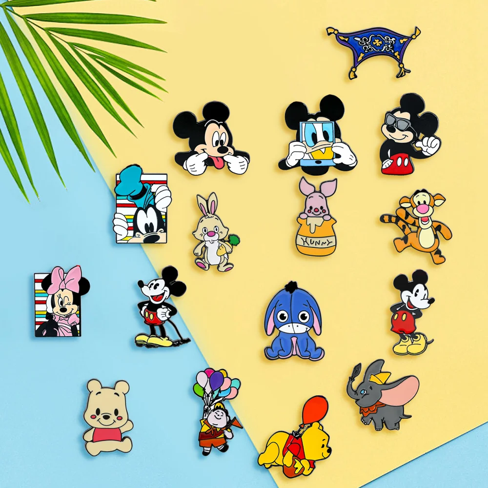 Vibrant Disney Character Enamel Brooch Set 2 Vibrant Disney Character Enamel Brooch Set - Image 2
