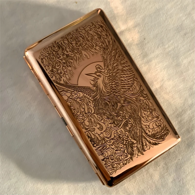 Elegant Purple Copper Cigarette Case 7 Elegant Purple Copper Cigarette Case - Image 7