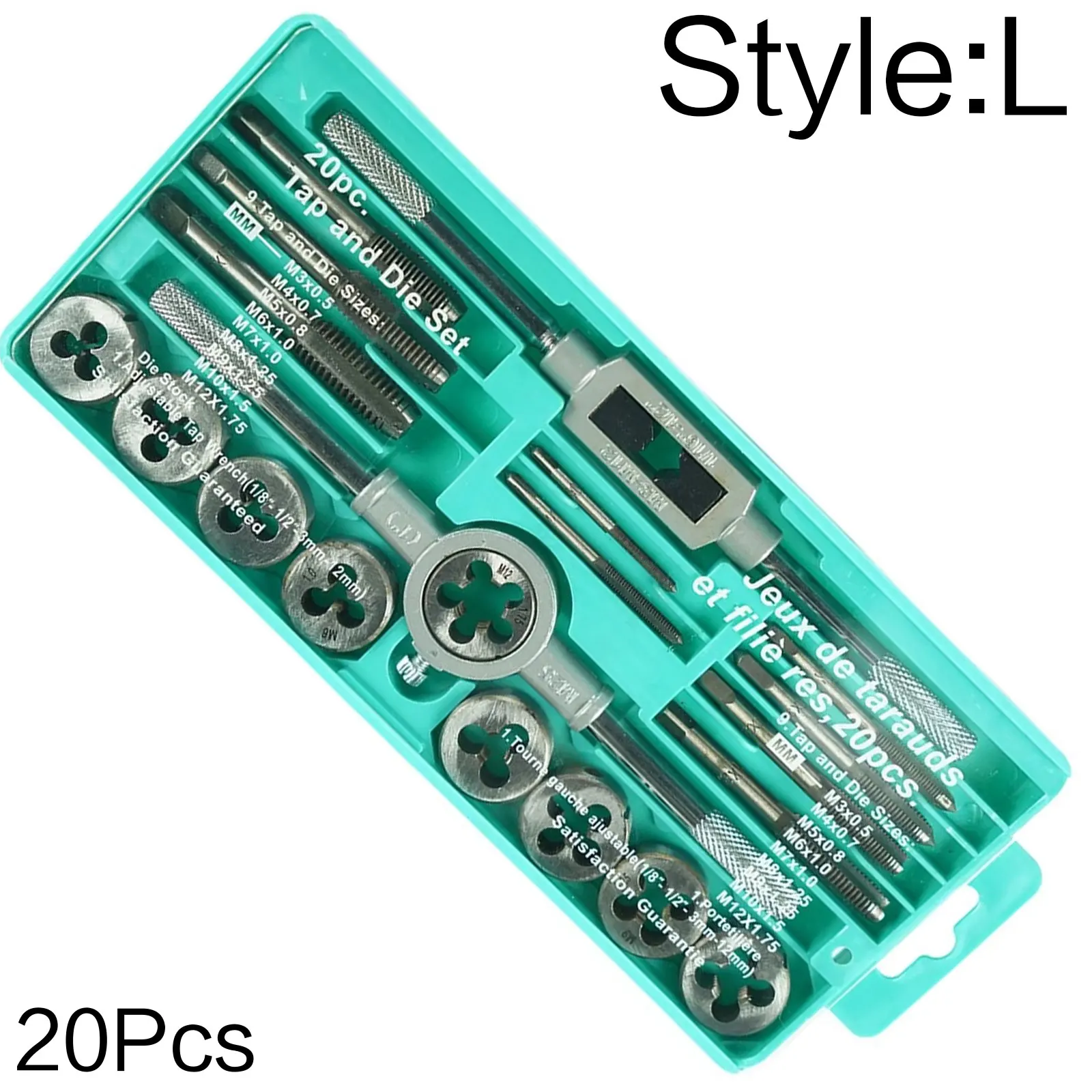 20-Piece Titanium Tap and Die Set for Precision Threading 7 20-Piece Titanium Tap and Die Set for Precision Threading - Image 7