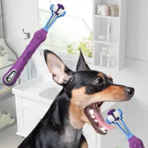 Vibrant Three-Sided Pet Toothbrush for Dogs & Cats 14 S15d9c4965765408cac94dd77f72589480