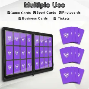 12-Pocket Trading Card Binder in Multiple Colors 13 S162e6847fc5e4b4489978949dd336723E