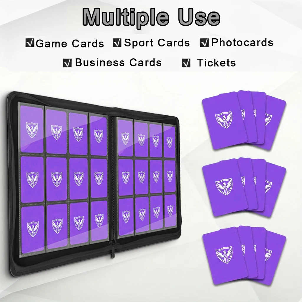 12-Pocket Trading Card Binder in Multiple Colors 4 12-Pocket Trading Card Binder in Multiple Colors - Image 4