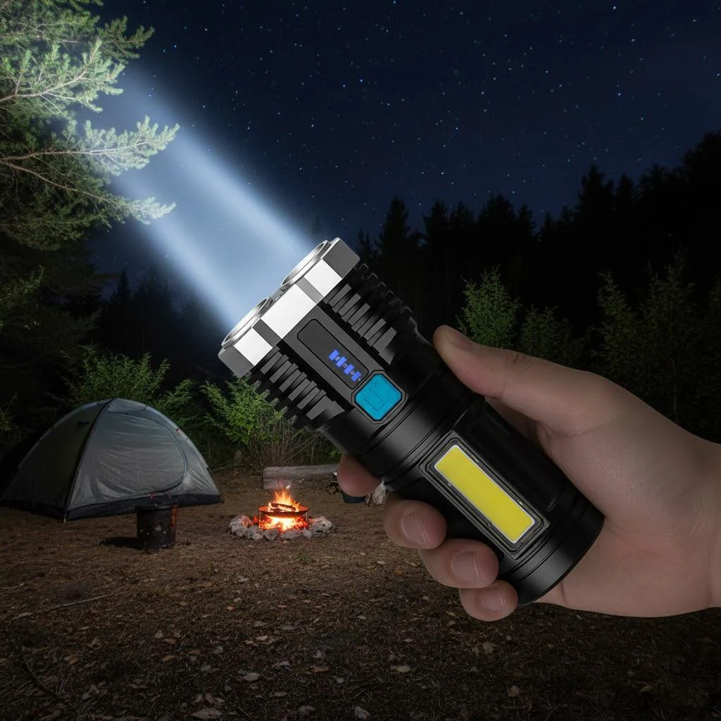 Tactical Outdoor Flashlight with Dual Light 7 Tactical Outdoor Flashlight with Dual Light - Image 7