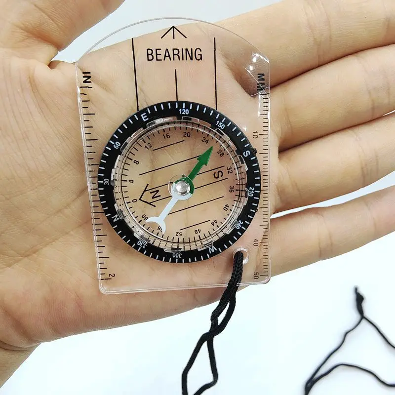 Outdoor Mini Acrylic Compass 7x5cm Waterproof 3 Outdoor Mini Acrylic Compass 7x5cm Waterproof - Image 3