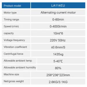 Laboratory Electric Centrifuge 300-4000rpm 6-Tube Capacity 13 S16d451355d8343c19196c27629c15307T