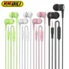Vibrant Wired In-Ear Headphones set of 4 or 8