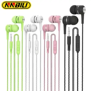 Vibrant Wired In-Ear Headphones set of 4 or 8
