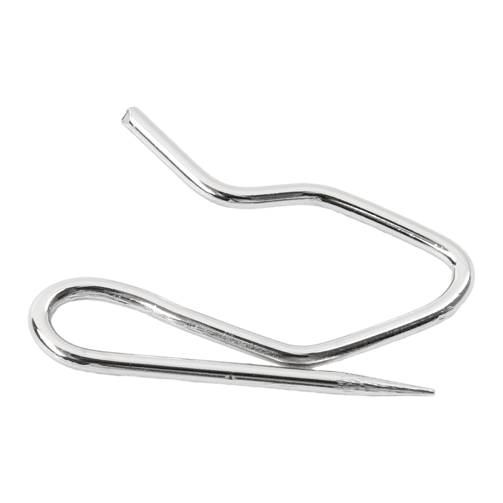 Silver Metal Curtain Hooks for French Pleat Drapes 5 Silver Metal Curtain Hooks for French Pleat Drapes - Image 5