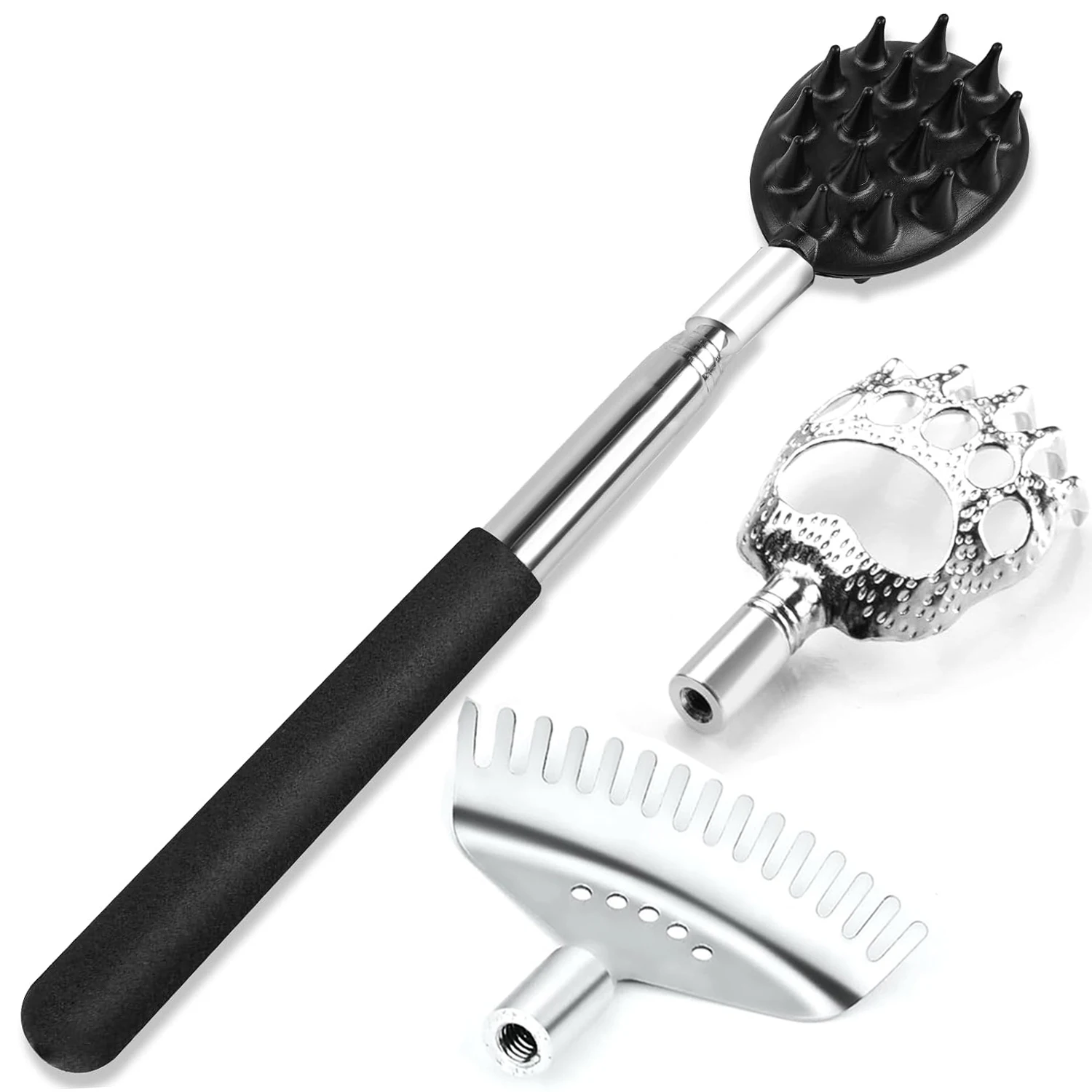 Stainless Steel Telescopic Back Scratchers Set 8 Stainless Steel Telescopic Back Scratchers Set - Image 8