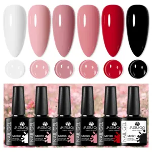 6-Pack UV/LED Gel Nail Polish Set 16 S17ab9b896f28478092aeb4866fac14cbo