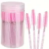 Pink Disposable Eyelash & Brow Brush Set