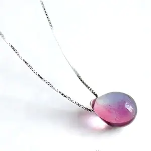 Vibrant Water Drop Necklace for Women 14 S17dc4dc6c1584e3db57884b3dc9eb26aU