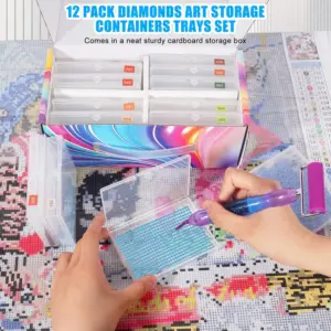 Diamond Painting Storage Set 12/24/48 pcs 13 S17ddd8202e314edd99bcb02761f6f235c