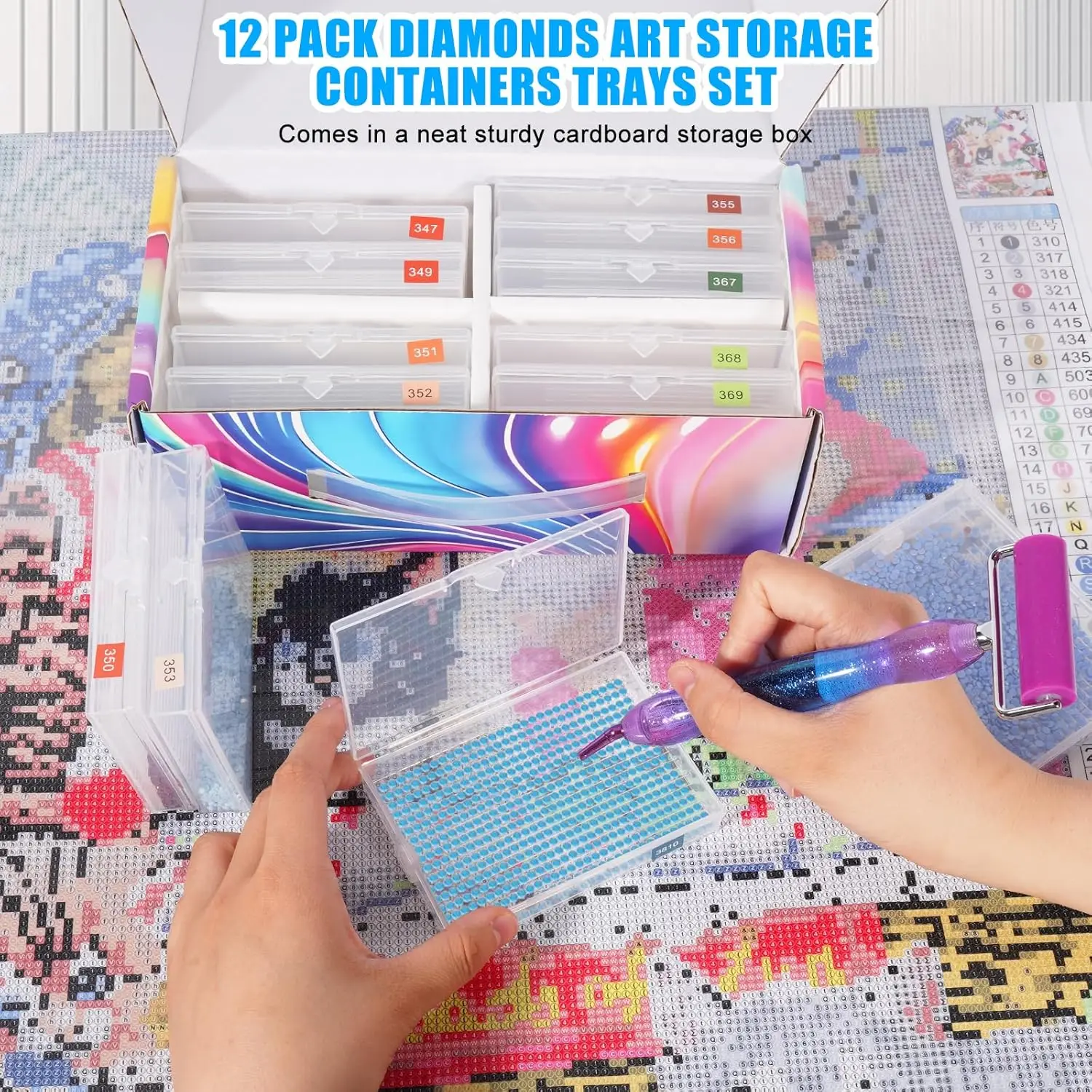 Diamond Painting Storage Set 12/24/48 pcs 5 Diamond Painting Storage Set 12/24/48 pcs - Image 5