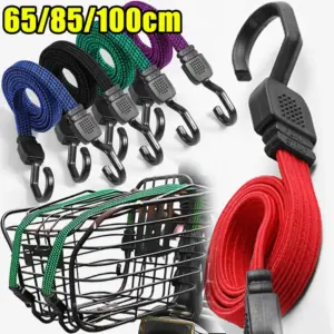 Heavy-Duty Elastic Luggage Cord Set (4 Pieces)
