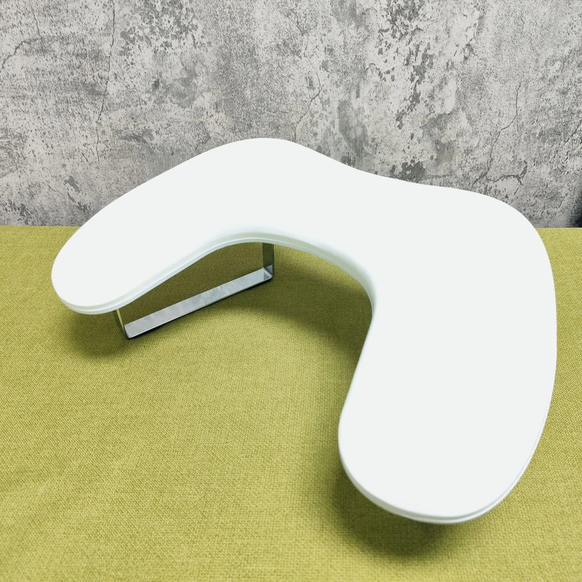 Large White PVC Manicure Armrest Pad 7 Large White PVC Manicure Armrest Pad - Image 7