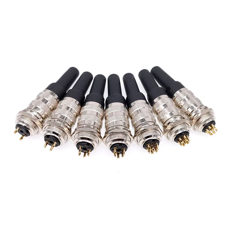 Waterproof M16 Sensor Connector with 2-8 Pins 2 Waterproof M16 Sensor Connector with 2-8 Pins - Image 2