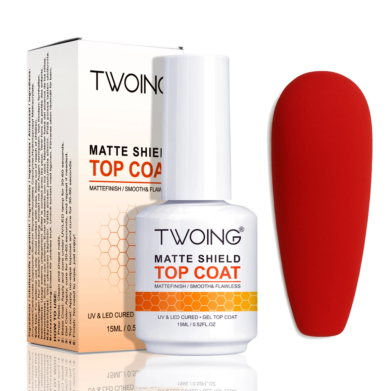 Velvet Matte Top Coat for Nails 15ml 7 Velvet Matte Top Coat for Nails 15ml - Image 7