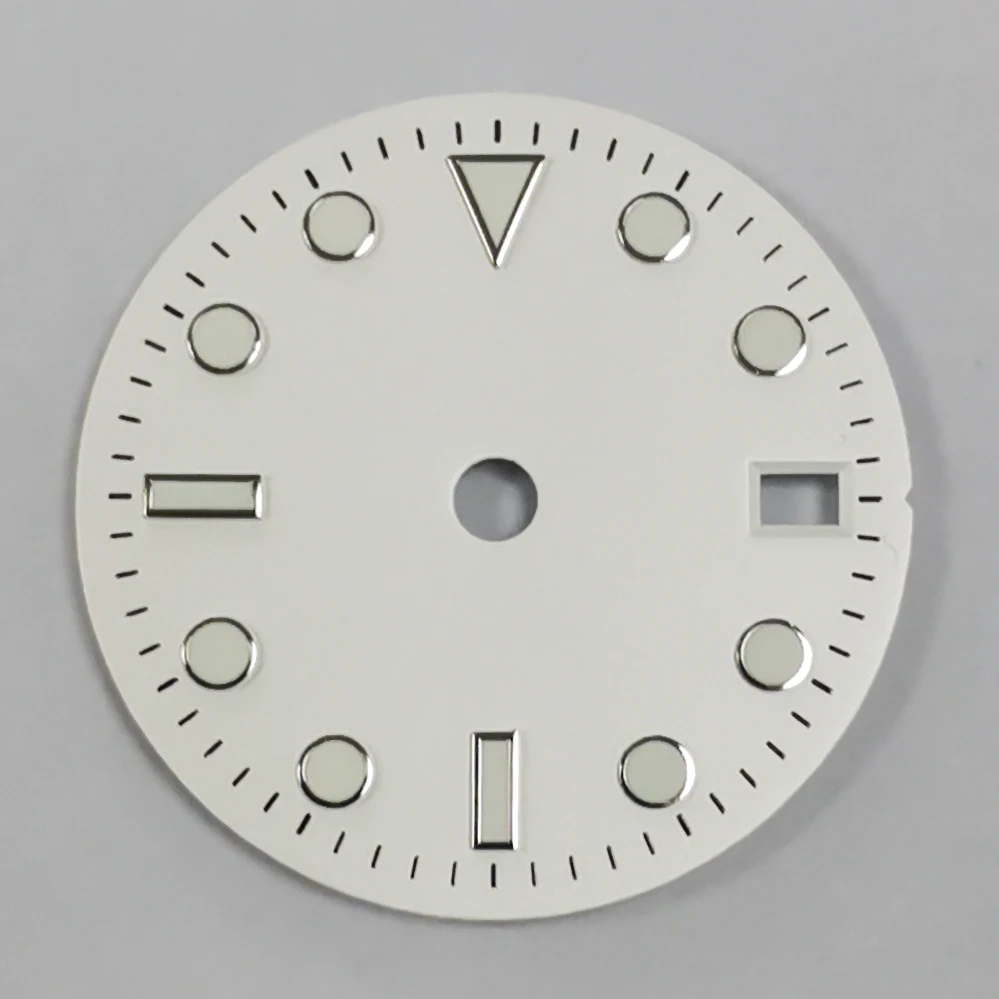 29mm Stainless Steel Green Watch Dial for NH34 8 29mm Stainless Steel Green Watch Dial for NH34 - Image 8