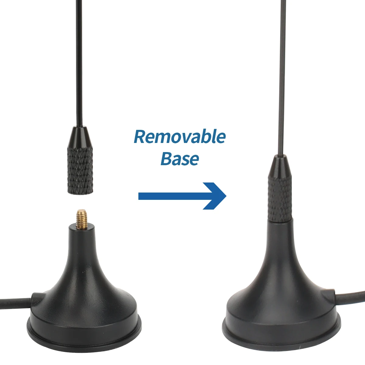 Dual-Band VHF/UHF Radio Antenna with SMA-F 4 Dual-Band VHF/UHF Radio Antenna with SMA-F - Image 4