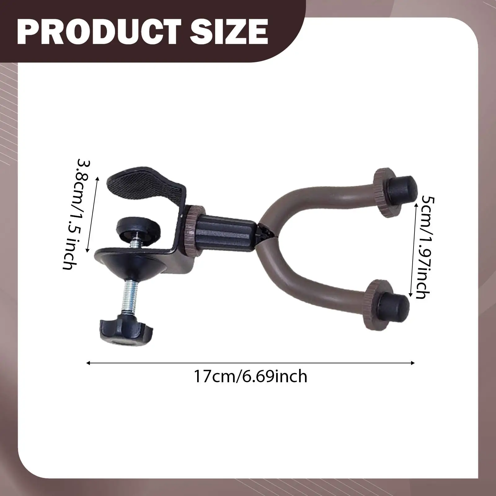 Clamp-On Instrument Rack Holder 17x5cm 6 Clamp-On Instrument Rack Holder 17x5cm - Image 6