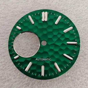 NH38 28.5mm Hammered Texture Watch Dial in Green 12 S19e6414a34d34fc880129f74aeef9b8do