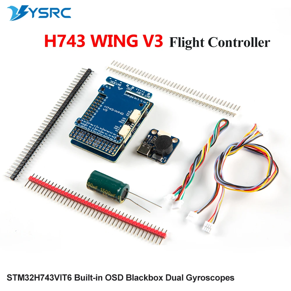 H743-WING V3 Flight Controller for RC Drones 1 H743-WING V3 Flight Controller for RC Drones