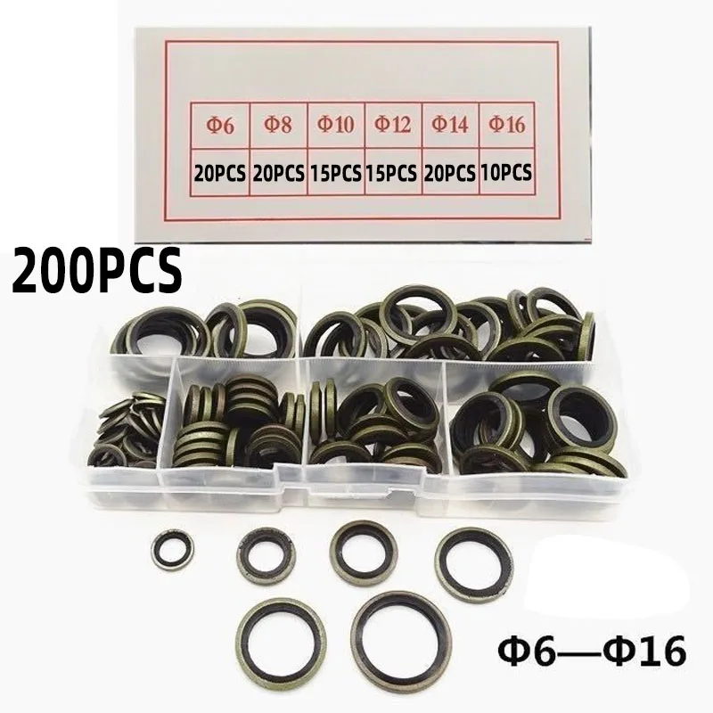 Automotive Oil Drain Gasket Kit in M6-M16 Sizes 8 Automotive Oil Drain Gasket Kit in M6-M16 Sizes - Image 8