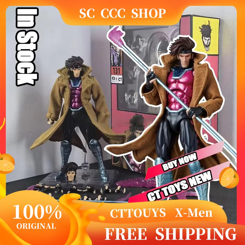 Gambit Action Figure - Comic Style Display Piece 1 Gambit Action Figure - Comic Style Display Piece