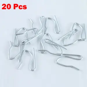 Silver Metal Curtain Hooks for French Pleat Drapes 15 S1b3e9d59ecb44a1d8c2dd8828fe418f3F