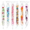 Sparkling Crystal Flower Resin Drill Pen