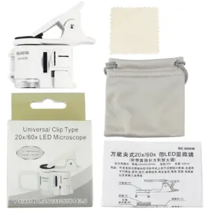 Portable Clip Microscope 20x-60x Magnification 9 S1b9d47e3d2124065a1d25b9bb195339bs