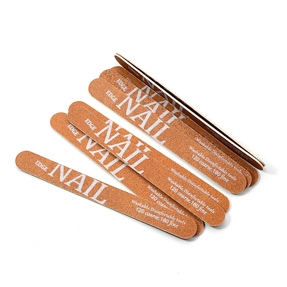Professional Brown Wooden Nail Files Set 3 Professional Brown Wooden Nail Files Set - Image 3
