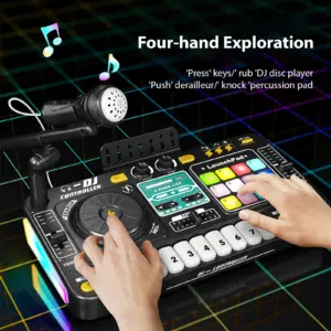 Kids' DJ Controller with Lights and Bluetooth 10 S1bc4fb3e01e841f7aba0711572b617e7E