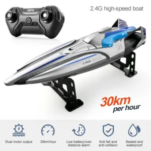 RC S1 Speedboat 35x10x8 cm High-Speed Water Racer 11 S1bec524d2c844cbb8965999f211f57f8P