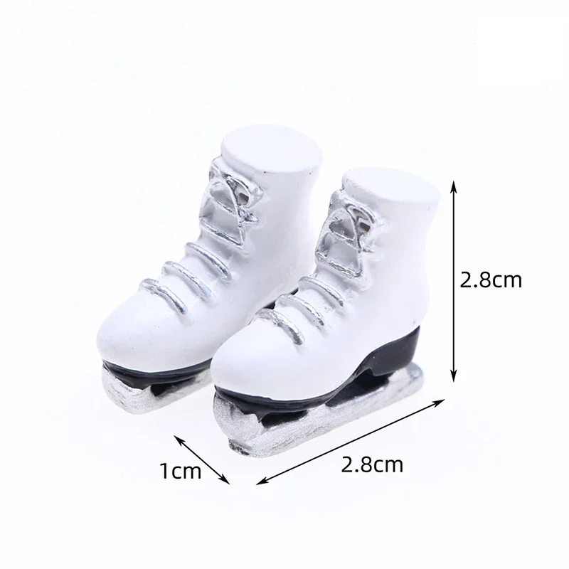 Miniature Dollhouse Skating Shoes Set in Resin 9 Miniature Dollhouse Skating Shoes Set in Resin - Image 9